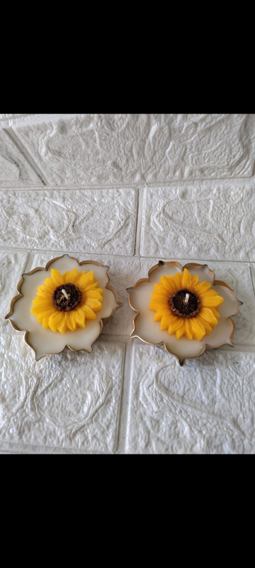 Sunflower Candle