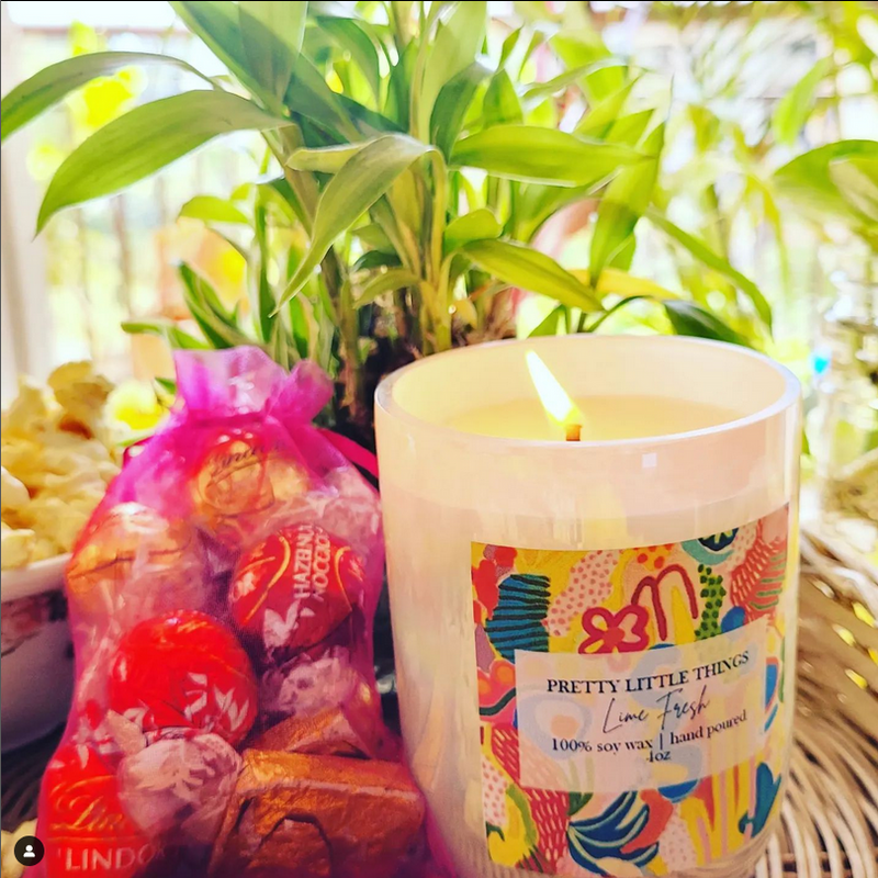 Scented Holographic Candle 100% soy wax