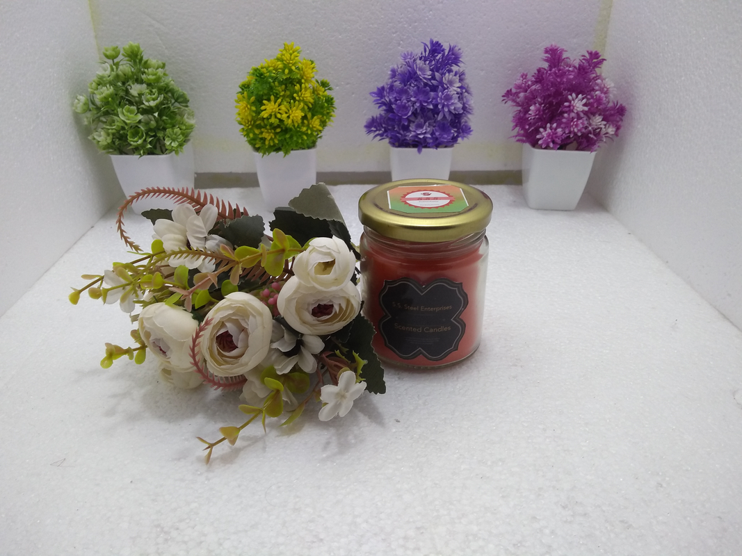 Jar  Scented  Candle  Big -  2  pcs  set